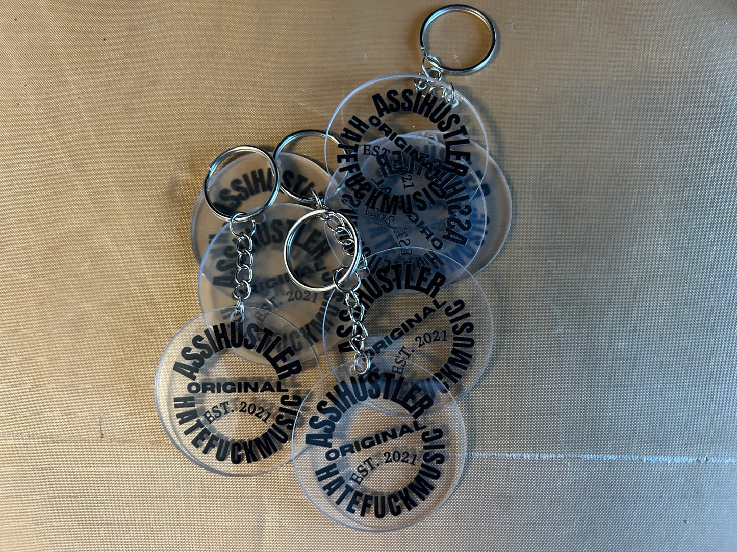 AssiH X HateFuckMusic Schlüsselanhänger